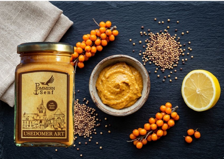 Pommern Senf - Sanddorn