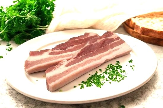 Bio Schwein Bauchscheibe